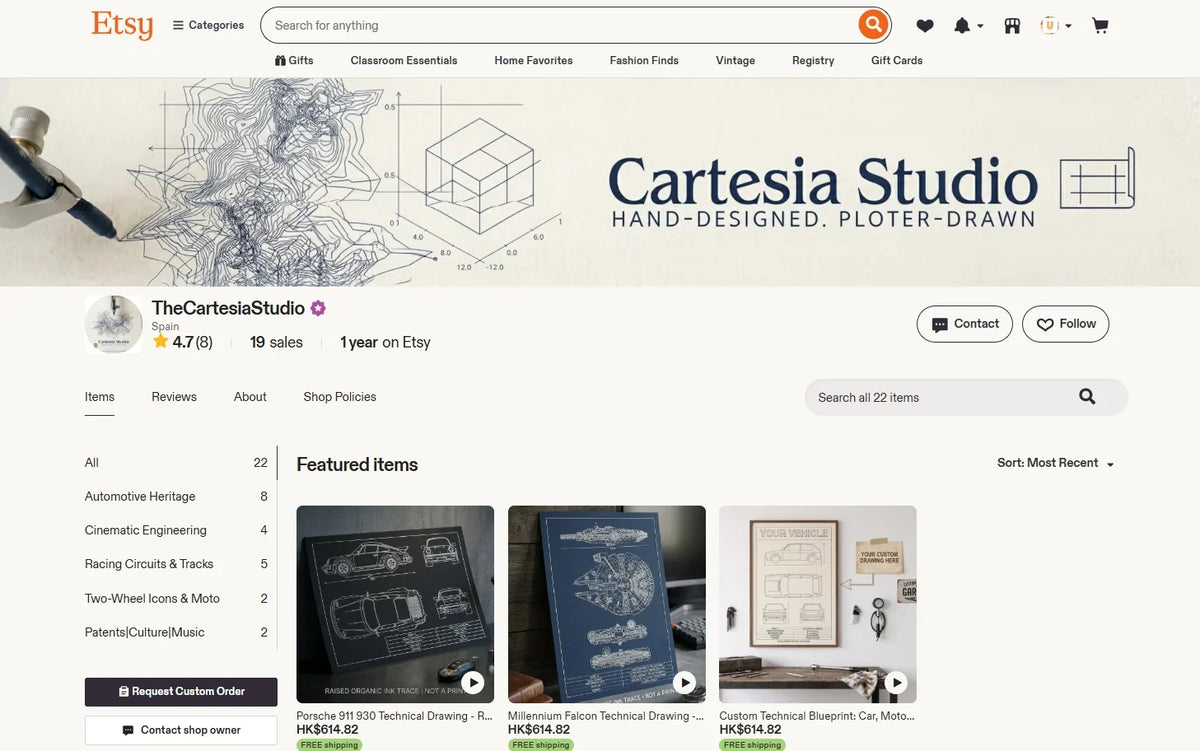 Pen Plotter Art: The Story Behind Cartesia Studio