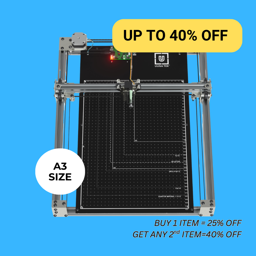 Plotter de Pluma iDraw H SE A3 Preensamblado para Arte Generativo, Codificación Creativa y Dibujo de Precisión