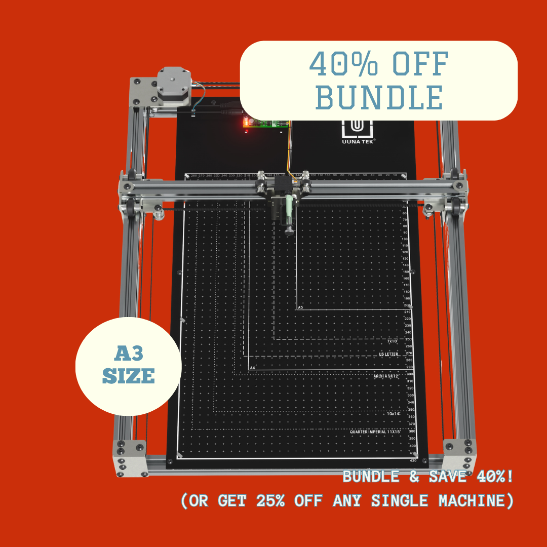 Plotter de Pluma iDraw H SE A3/A2 Preensamblado Robot de Dibujo para Arte Generativo y Trabajo Creativo de Alta Precisión