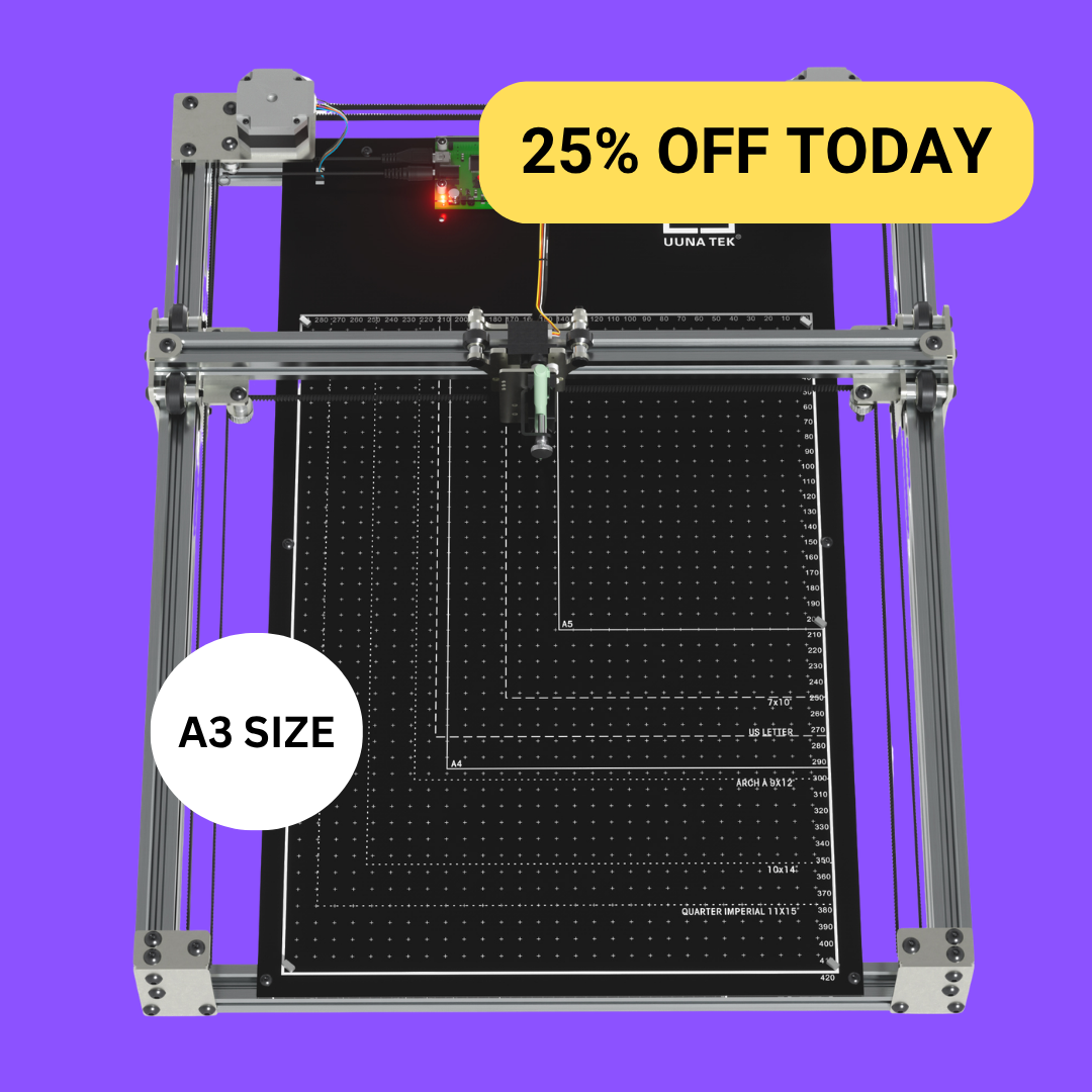 Plotter de Pluma iDraw H SE A3 Preensamblado para Arte Generativo, Codificación Creativa y Dibujo de Precisión