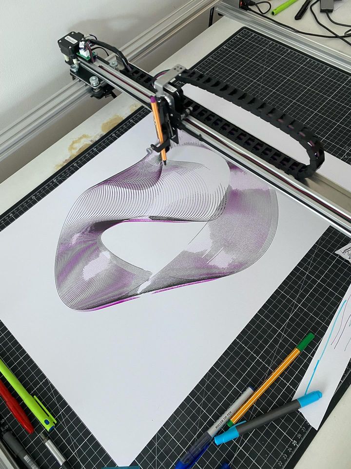 Plotter de Pluma de Gran Formato Serie iDraw H A3/A2/A1/A0 | Robot de Dibujo de Alta Velocidad
