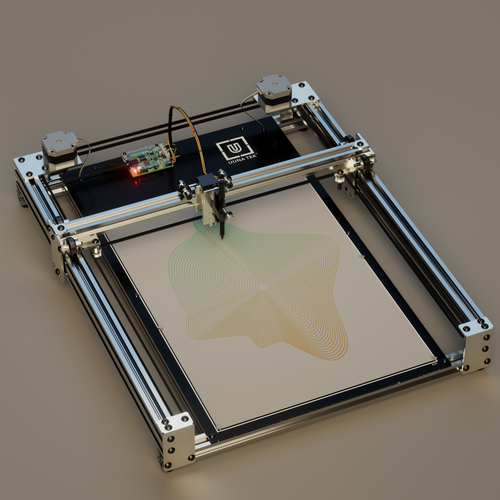 Plotter de Pluma iDraw H SE A3 Preensamblado para Arte Generativo, Codificación Creativa y Dibujo de Precisión