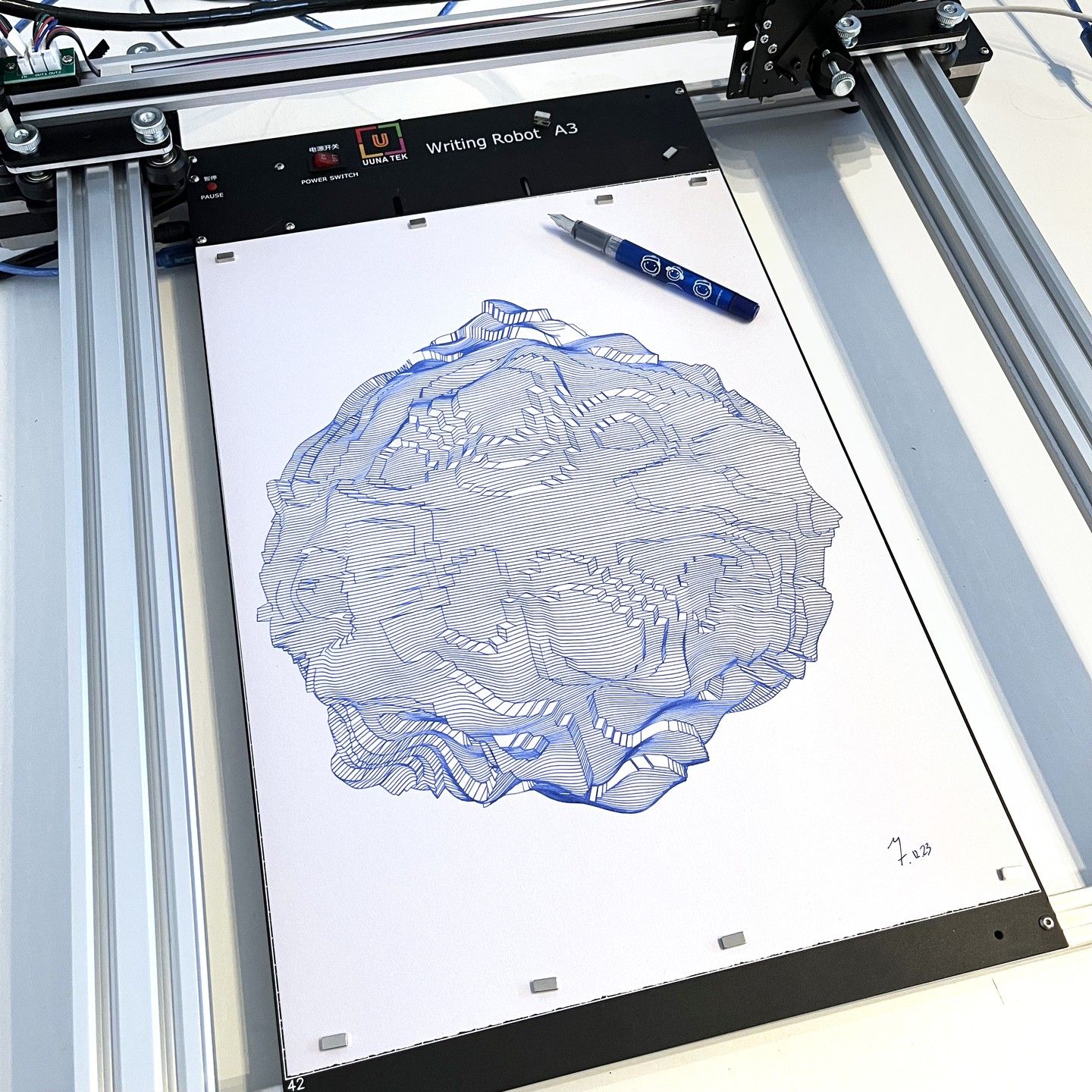 Plotter de Pluma de Gran Formato Serie iDraw H A3/A2/A1/A0 | Robot de Dibujo de Alta Velocidad