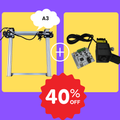 iDraw H A3 Plotter de Bolígrafo + Cabezal Láser de 2.5W Paquete
