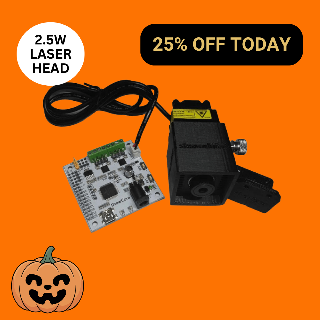 Cabezal Láser de 2.5W para iDraw – Módulo Compacto de Grabado Láser para Plotter de Pluma
