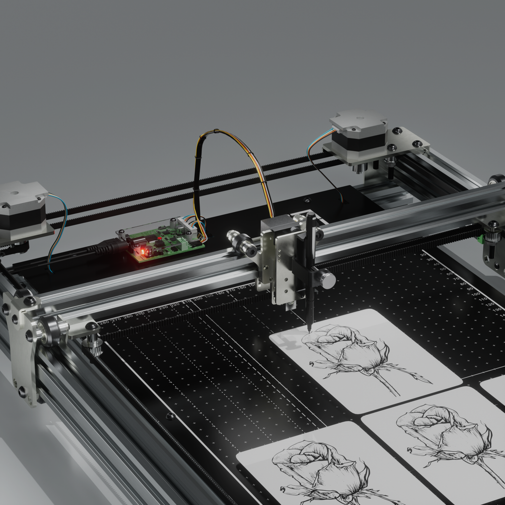 Plotter de Pluma iDraw H SE A3/A2 Preensamblado Robot de Dibujo para Arte Generativo y Trabajo Creativo de Alta Precisión