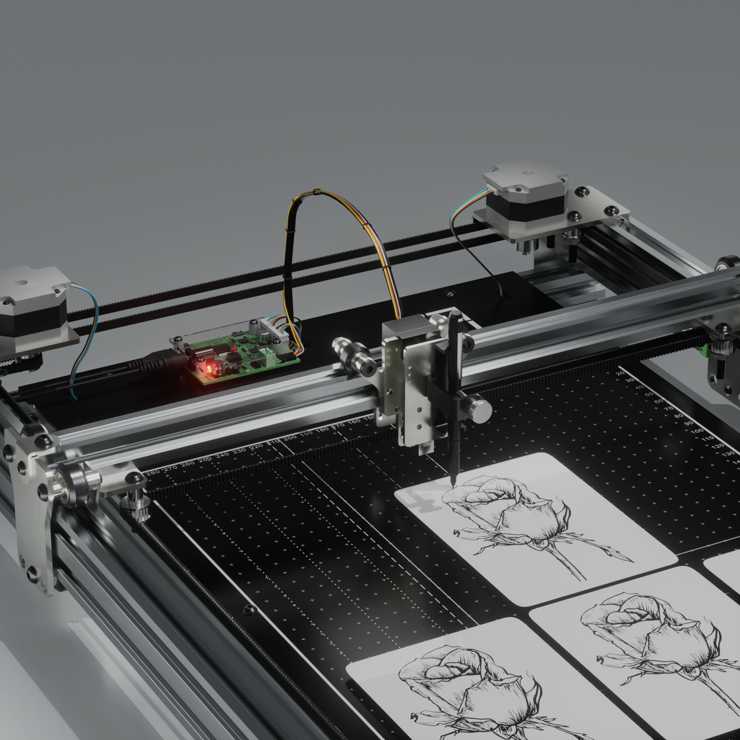 Plotter de Pluma iDraw H SE A3/A2 Preensamblado Robot de Dibujo para Arte Generativo y Trabajo Creativo de Alta Precisión