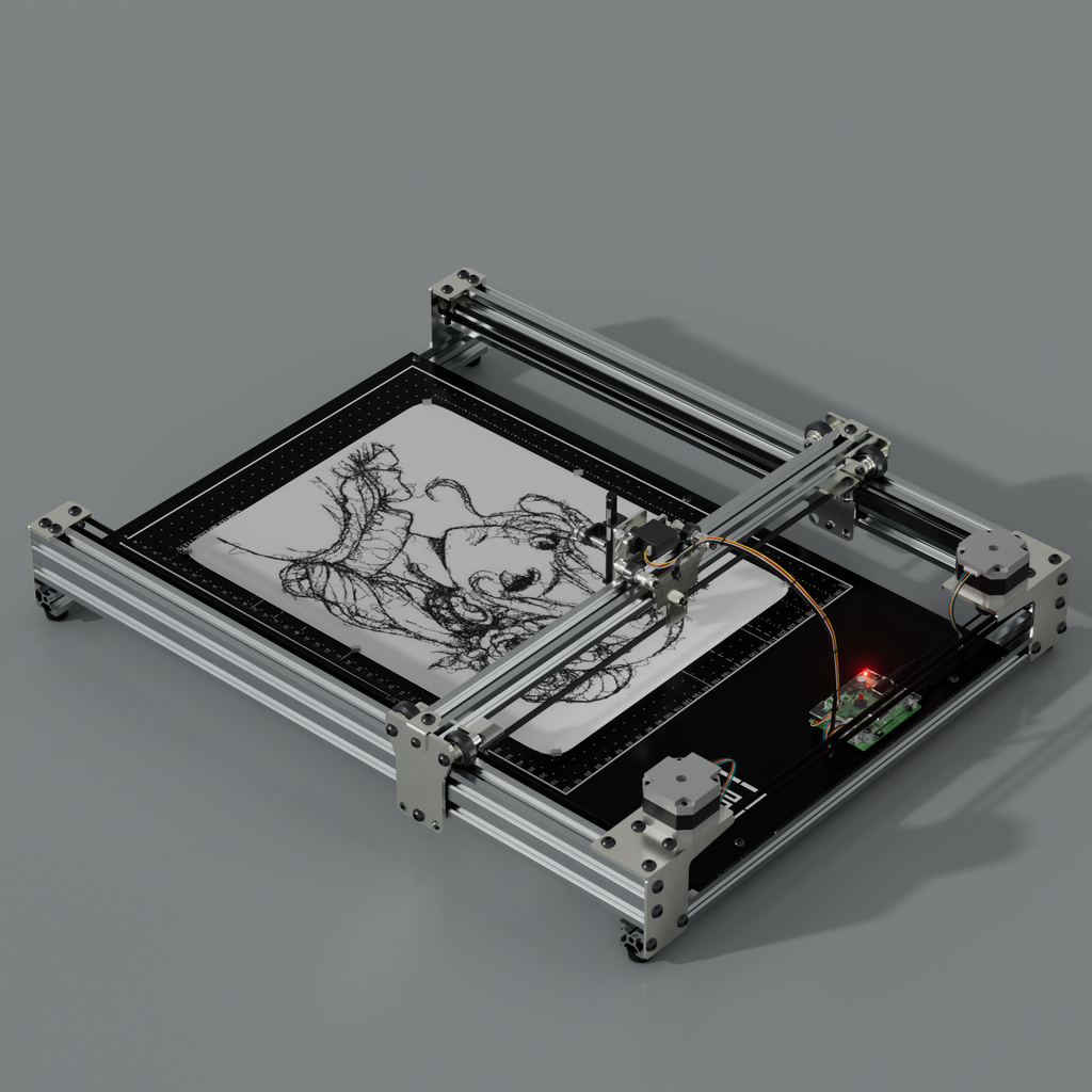 Plotter de Pluma iDraw H SE A3/A2 Preensamblado Robot de Dibujo para Arte Generativo y Trabajo Creativo de Alta Precisión