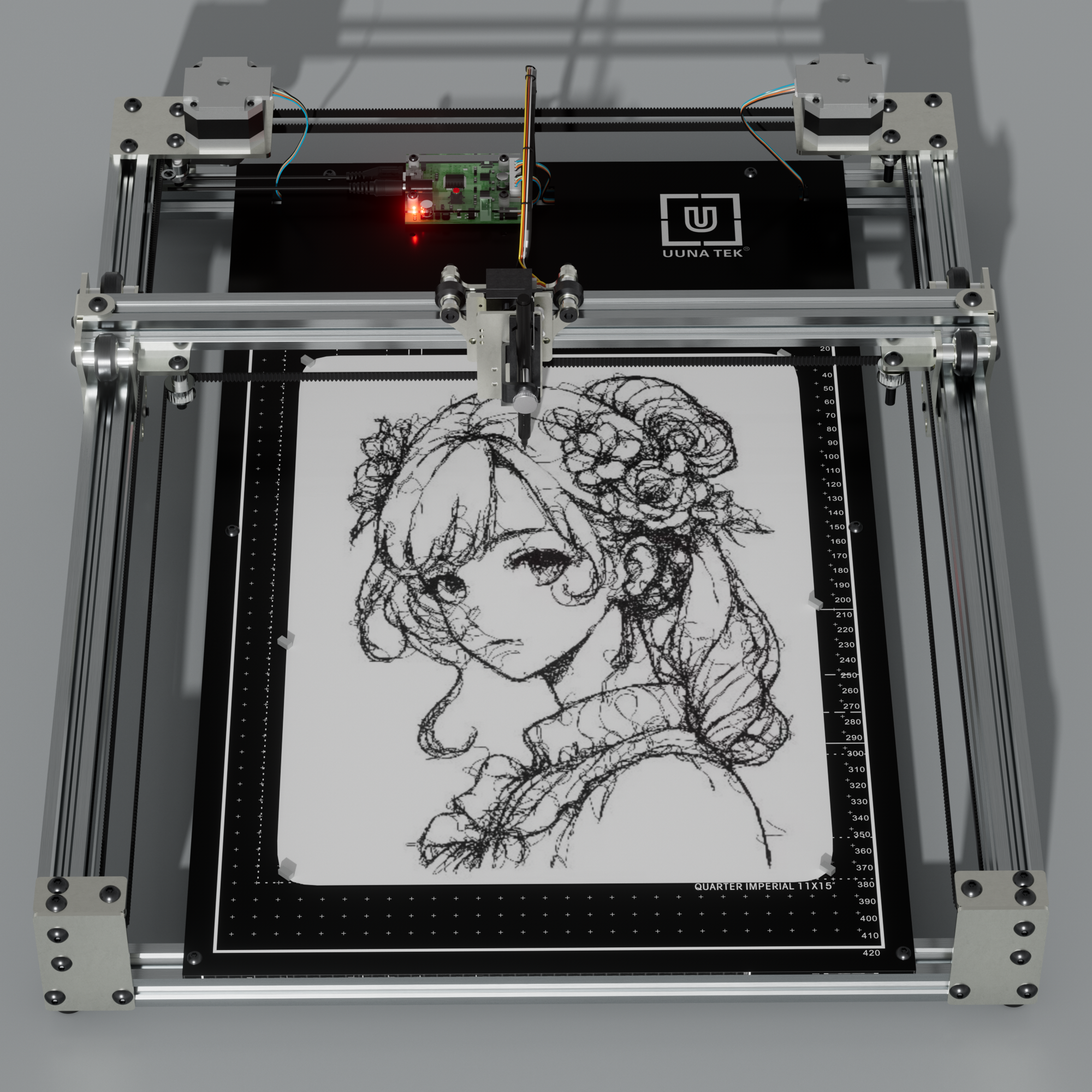 Plotter de Pluma iDraw H SE A3/A2 Preensamblado Robot de Dibujo para Arte Generativo y Trabajo Creativo de Alta Precisión