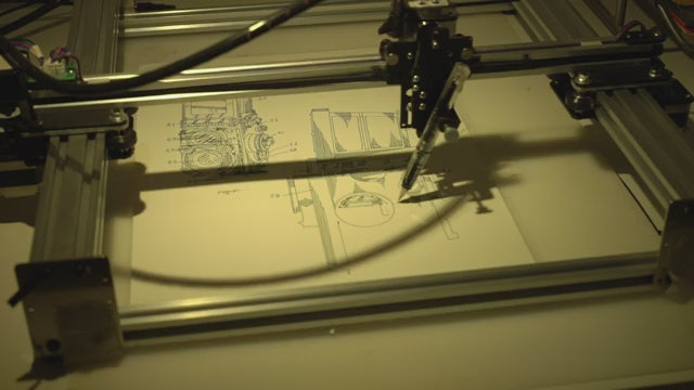 Plotter de Pluma de Gran Formato Serie iDraw H A3/A2/A1/A0 | Robot de Dibujo de Alta Velocidad